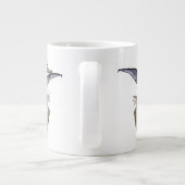Pteranodon trägt einen Korb Jumbo-Tasse (Rückseite)