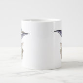 Pteranodon trägt einen Korb Jumbo-Tasse (Vorderseite)