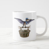 Pteranodon trägt einen Korb Jumbo-Tasse (Rechts)