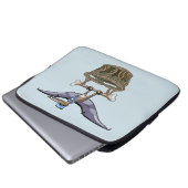 Pteranodon trägt einen Korb Laptopschutzhülle (Vorne Knopf)