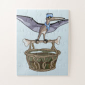 Pteranodon trägt einen Korb Puzzle (Vertikal)