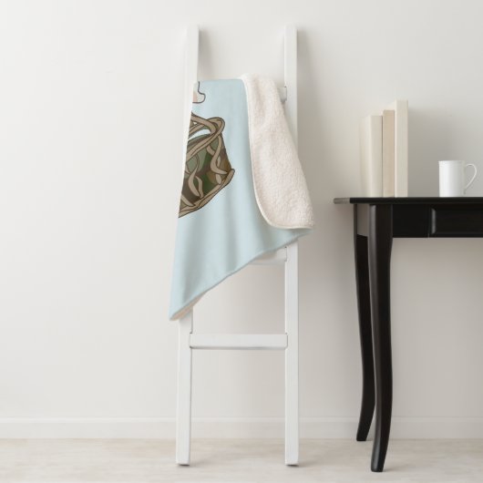 Pteranodon trägt einen Korb Sherpadecke (Beispiel)