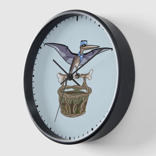 Pteranodon trägt einen Korb Uhr (Winkel)