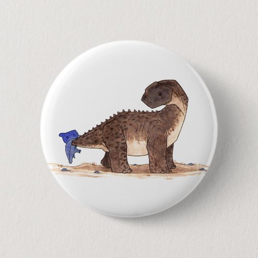 Pteranodon und Camarasaurus Button (Vorderseite)
