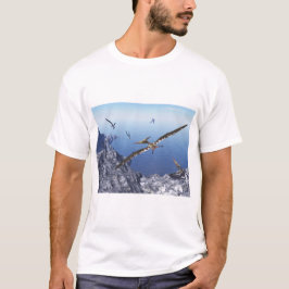 Pteranodon Vögel - 3D übertragen T-Shirt