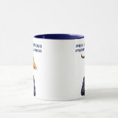 Pterdactyl in Blazer & Turtleneck Tasse (Zentrum)