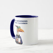 Pterdactyl in Blazer & Turtleneck Tasse (Vorderseite Links)
