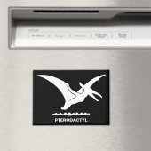 Pterodactyl Dinosaur Silhouette Magnet (In Situ (Geschirrspüler))