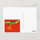 Pterodactyl-Dinosaurier als Flammenwerfer - Sean M Postkarte (Rückseite)