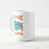 Pterodactyl Dinosaurier Kaffeetasse (Vorderseite Links)