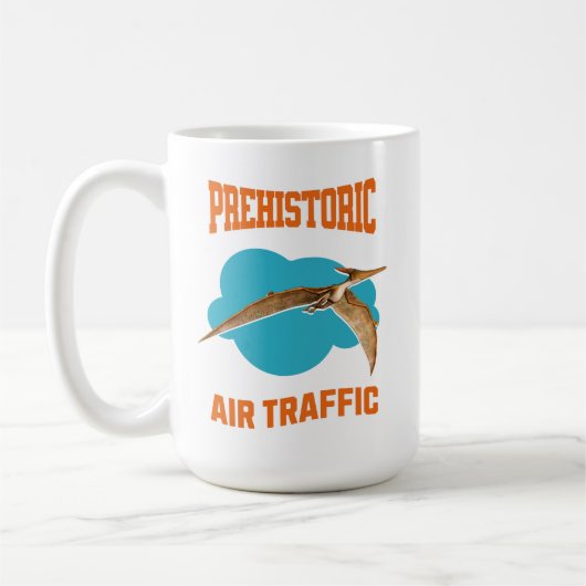 Pterodactyl Dinosaurier Kaffeetasse (Links)