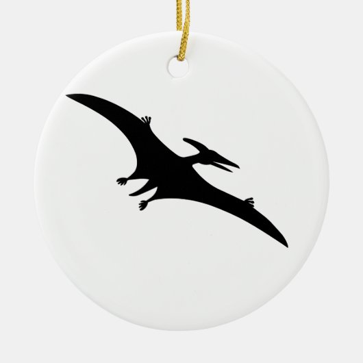 Pterodactyl-Dinosaurier Keramik Ornament (Vorne)