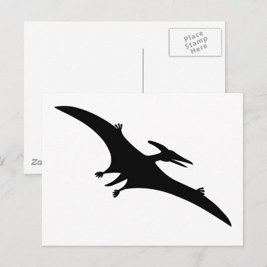 Pterodactyl Dinosaurier Postkarte (Vorne/Hinten)