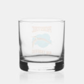 Pterodactyl Dinosaurier Whiskyglas (Rückseite)