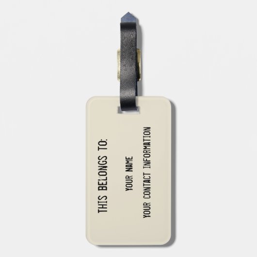 Pterodactyl - Gepäckanhänger gerettet (Rückseite vertikal)