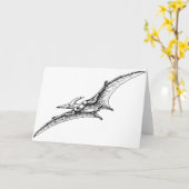 Pterodactyl Karte (Gelbe Blume)