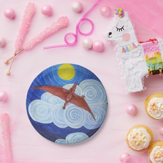 Pterodactyl nimmt Flug PapierTeller (Party)