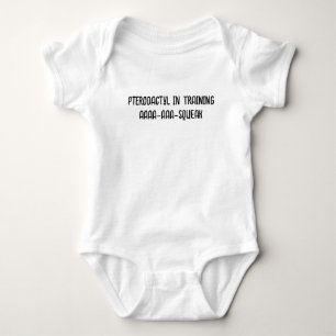Pterodaktyl in der Ausbildung des humorvollen Baby Strampler