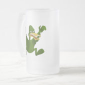 Pteroductyl Mattglas Bierglas (Vorderseite Links)