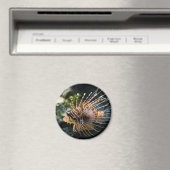Pterois Antennata Broadbarred Firefred Lionfish Magnet (In Situ (Geschirrspüler))
