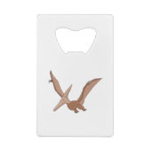 Pterosaur Archosaurs Geldbeutel Flaschenöffner (Rückseite)
