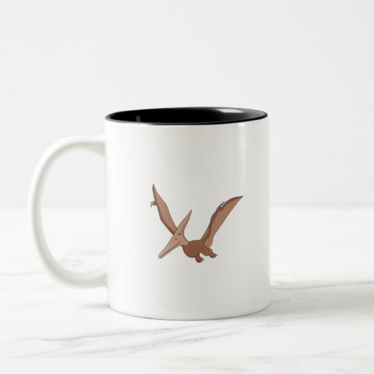 Pterosaur Archosaurs Zweifarbige Tasse (Links)