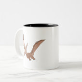 Pterosaur Archosaurs Zweifarbige Tasse (Vorderseite Links)