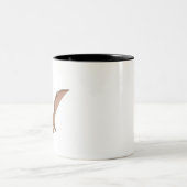 Pterosaur Archosaurs Zweifarbige Tasse (Mittel)