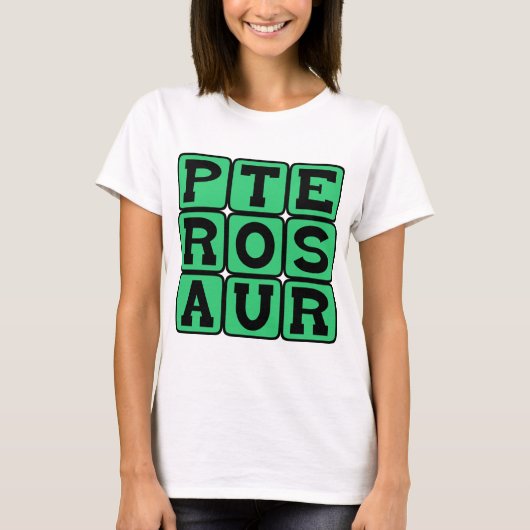 Pterosaur, fliegender Dinosaurier T-Shirt (Vorderseite)