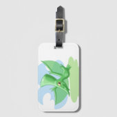 Pterosaur-Gepäckmarke Gepäckanhänger (Vorderseite Vertikal)