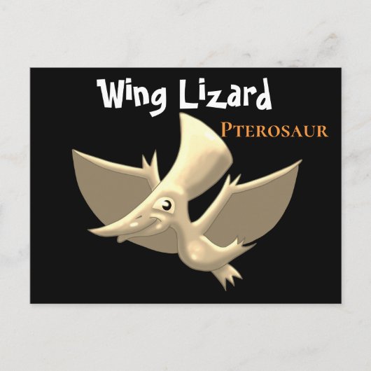 Pterosaur: Wing Lizard Postkarte (Vorderseite)
