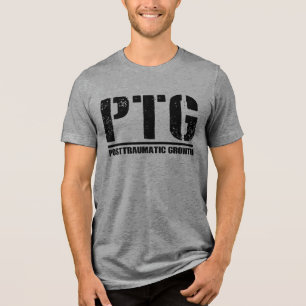 PTG - Posttraumatisches Wachstum - Militärveterane Tri-Blend Shirt