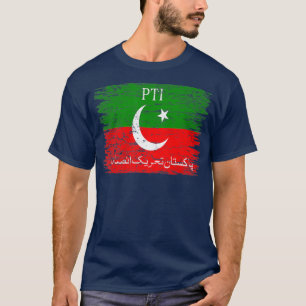 PTI-Flagge Imran Khan Pakistan-Flagge Pakistanisch T-Shirt