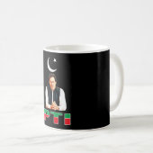 PTI Pakistanisches Party Unterstützung Imran Khan Kaffeetasse (VorderseiteRechts)