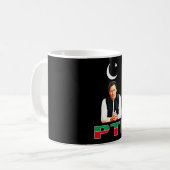 PTI Pakistanisches Party Unterstützung Imran Khan Kaffeetasse (Vorderseite Links)