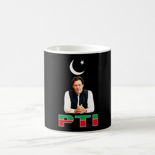 PTI Pakistanisches Party Unterstützung Imran Khan Kaffeetasse (Mittel)