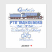 P'tit Train du Nord (RT2) Aufkleber (Blatt)