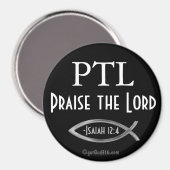 PTL loben den Herrn gotGod316.com Magnet (Vorderseite/Rückseite)