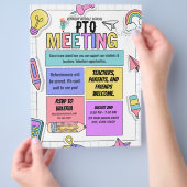 PTO Meeting Flyer (Hand)