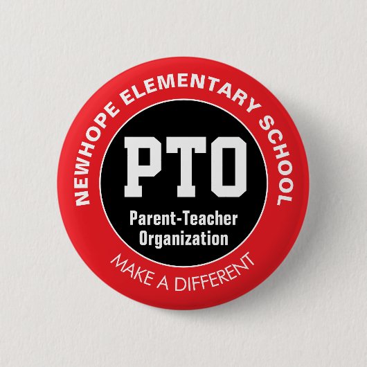 PTO/PTA-Buttone in Schulen Button (Vorderseite)