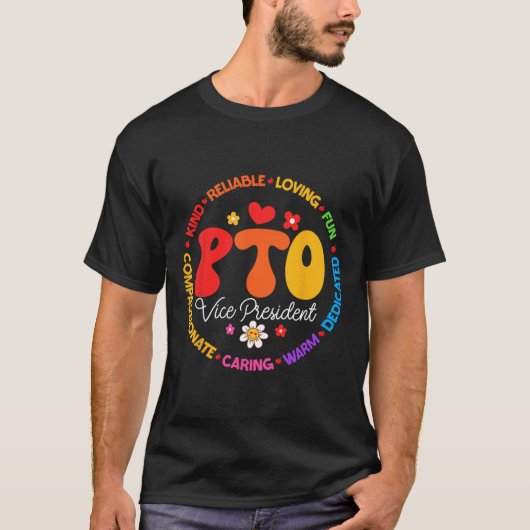 Pto Vice President Back To School Matching Parent T-Shirt (Vorderseite)