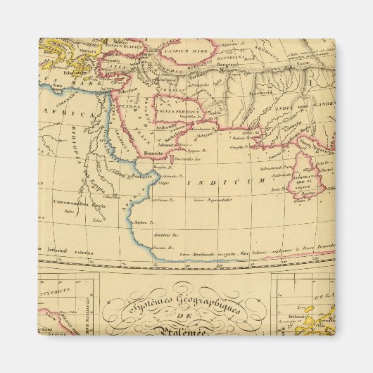 Ptolemäus Geografie Magnet (Vorne)