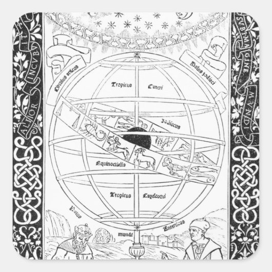 Ptolemäus Quadratischer Aufkleber (Vorderseite)