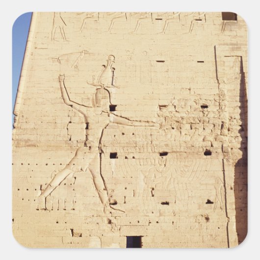 Ptolemäus XII. Feinde schlagen Quadratischer Aufkleber (Vorderseite)