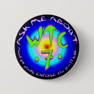 PTP "fragen Sie mich über WTC7" Knopf - Art D Button