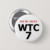 PTP "fragen Sie mich über WTC7" Knopf - Art F Button (Vorne & Hinten)