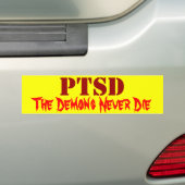 PTSD AUTOAUFKLEBER (Auf Auto)