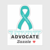 PTSD Awareness Advocate Vinyl Sticker (Blatt)
