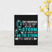 Ptsd Awareness Butterfly Posttraumatisches Stress Karte (Gelbe Blume)