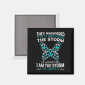 Ptsd Awareness Butterfly Posttraumatisches Stress  Magnet (Vorderseite/Rückseite)